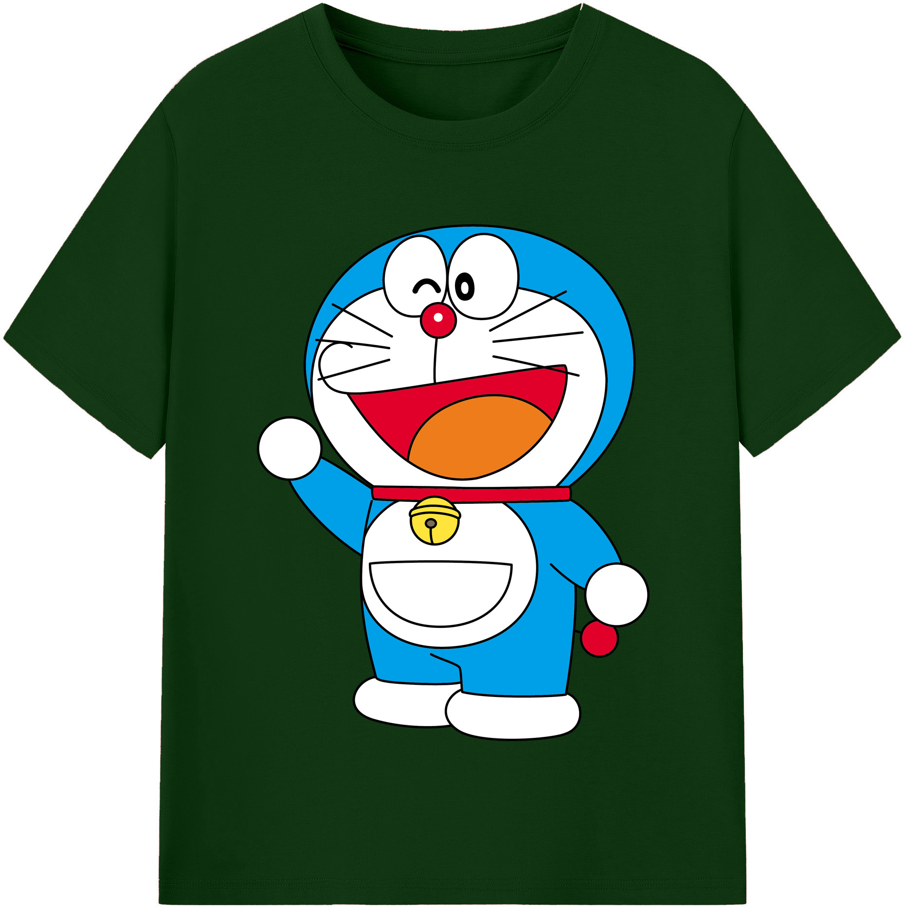（画像用） ドラえもん Doraemon 綿100％半袖Tシャツ（フロントプリント）